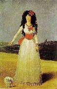 Francisco Jose de Goya Portrait of the Dutchess of Alba Norge oil painting reproduction
